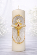 Bougie 30cm - CRUCIFIX